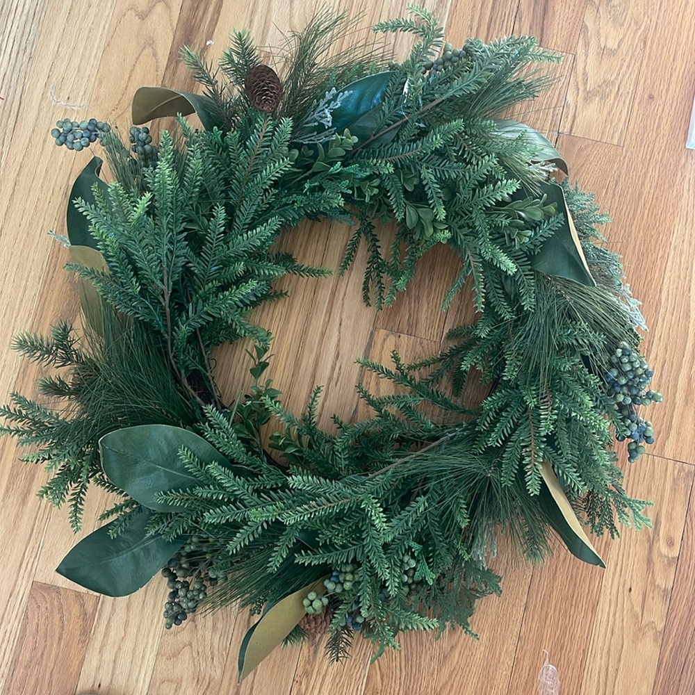 Studio Mcgee 18in. Christmas wreath.